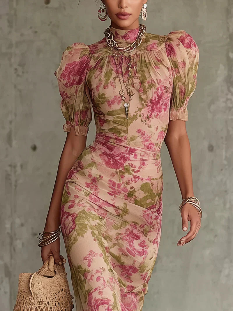 Isabella | Chiffon & Tulle Maxi Dress