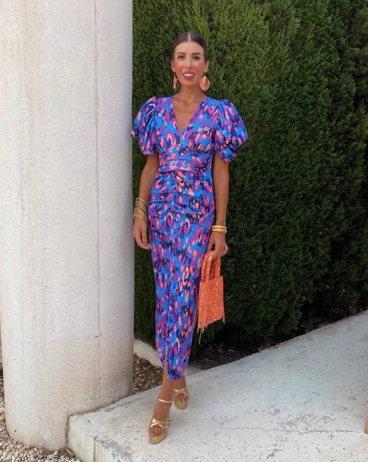 Ellis & Johnson™ | Dress with Puff Sleeves