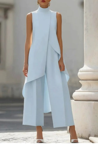 Elyssa | Elegant Long Sleeveless Jumpsuit
