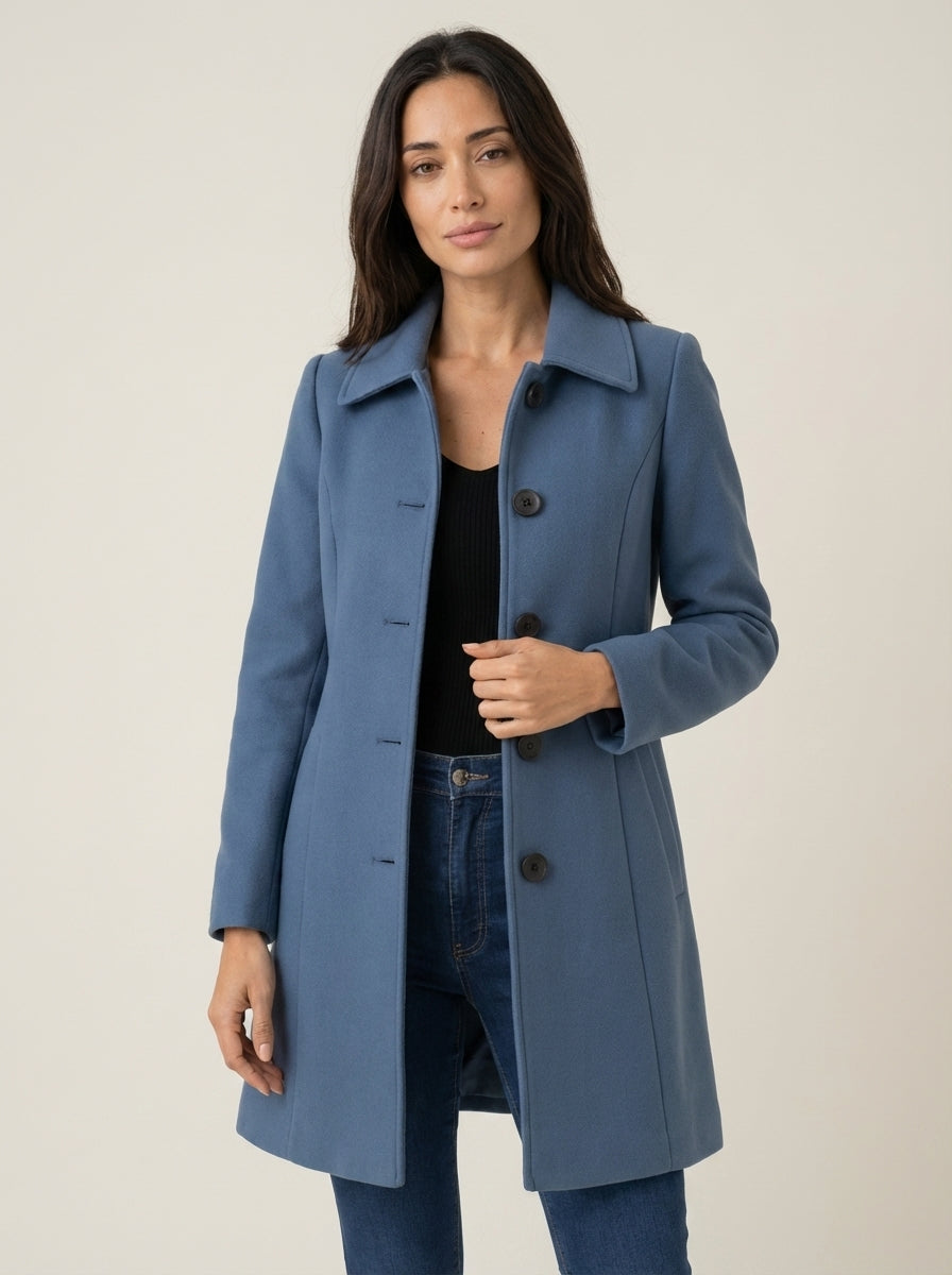 Helena - Winter Coat with Buttons