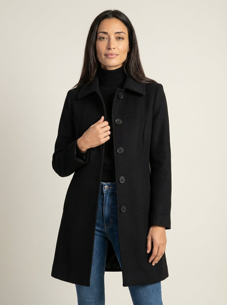 Helena - Winter Coat with Buttons