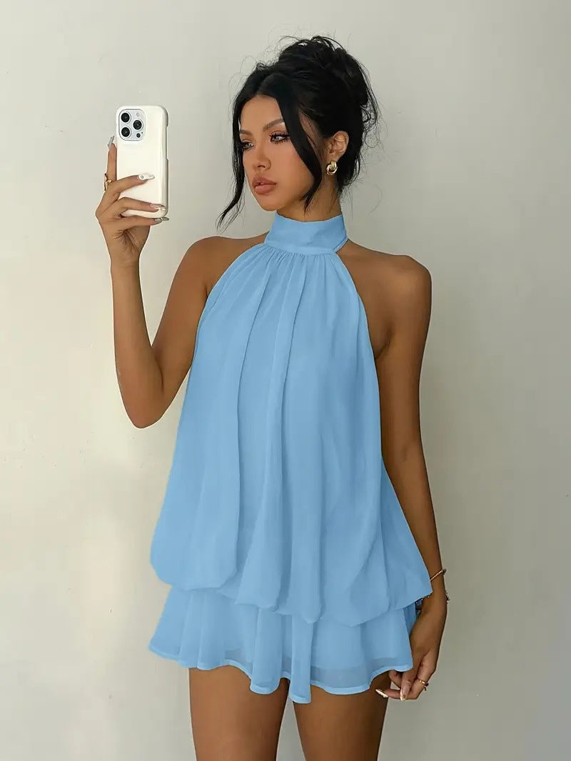 Plume | Mini Lightweight and Flowing Dress with Layers