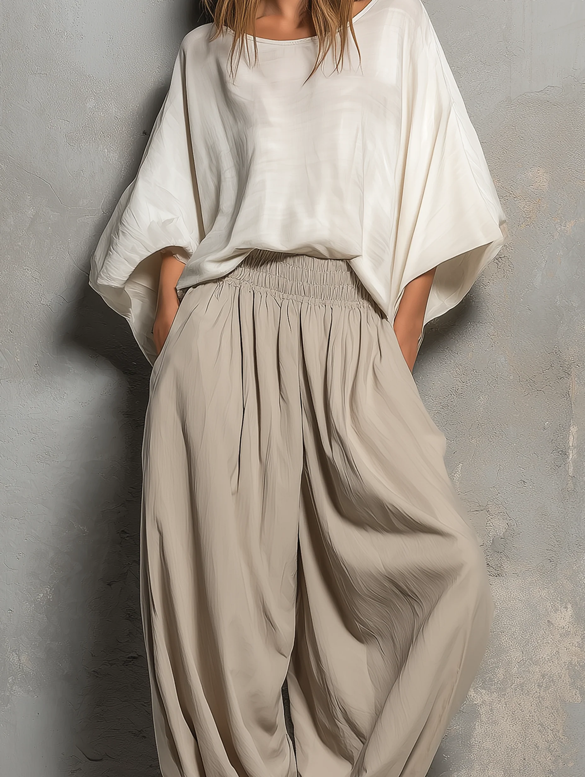 ZELDA | Batwing Top and Harem Pants Set – Wells & Rose