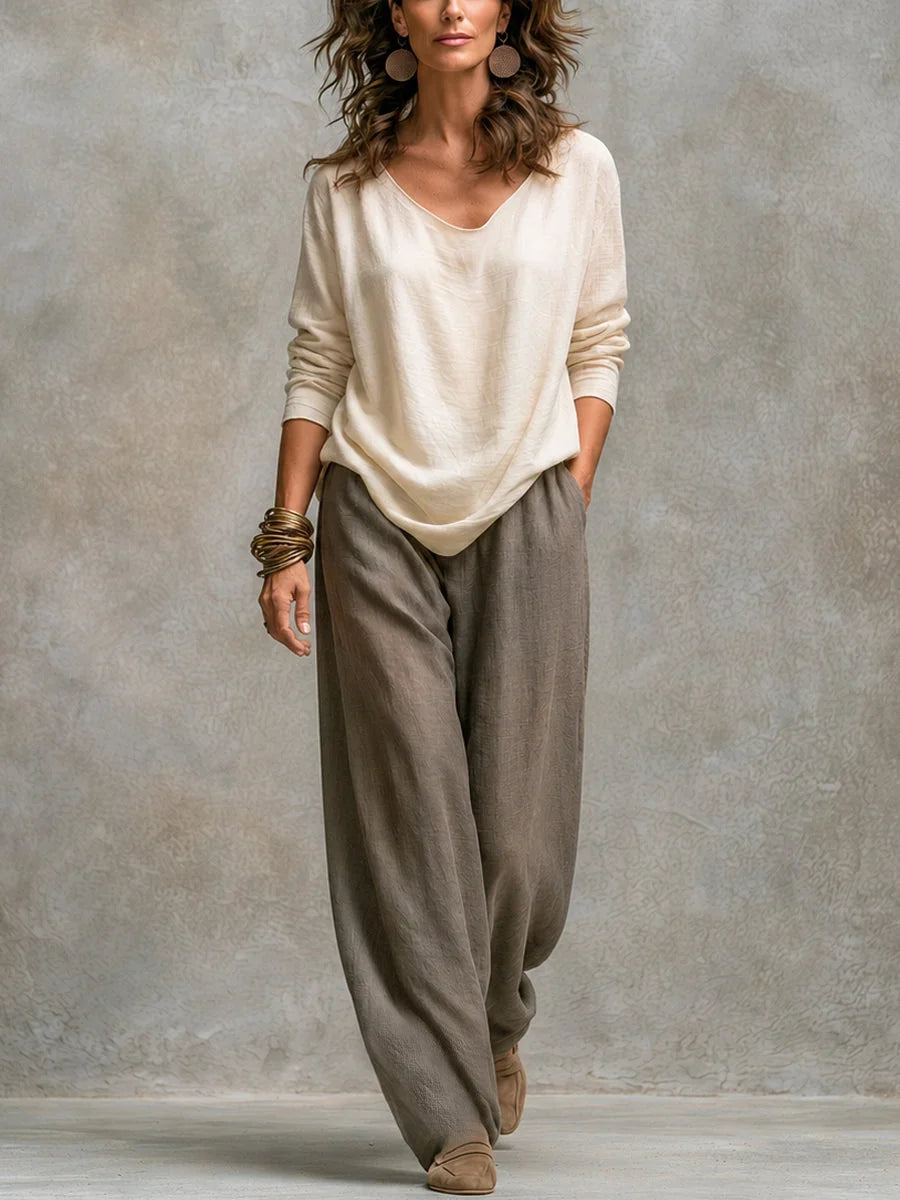 Costanza Three-Piece Set with Palazzo Pants