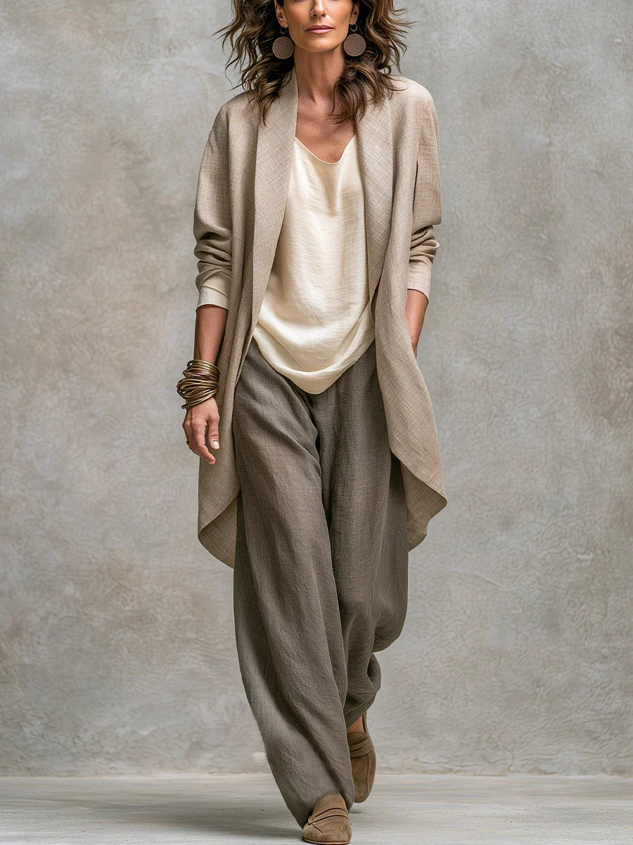 Costanza Three-Piece Set with Palazzo Pants