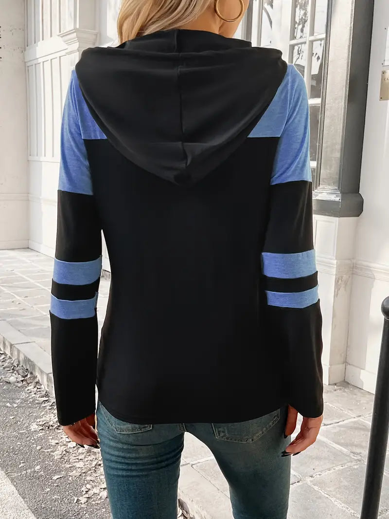 Elegant Casual Hoodie with Long Sleeves