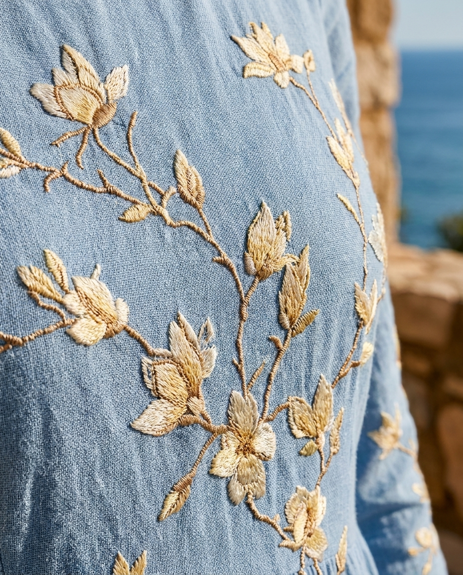 Bluebell Meadow Pocket Midi Dress