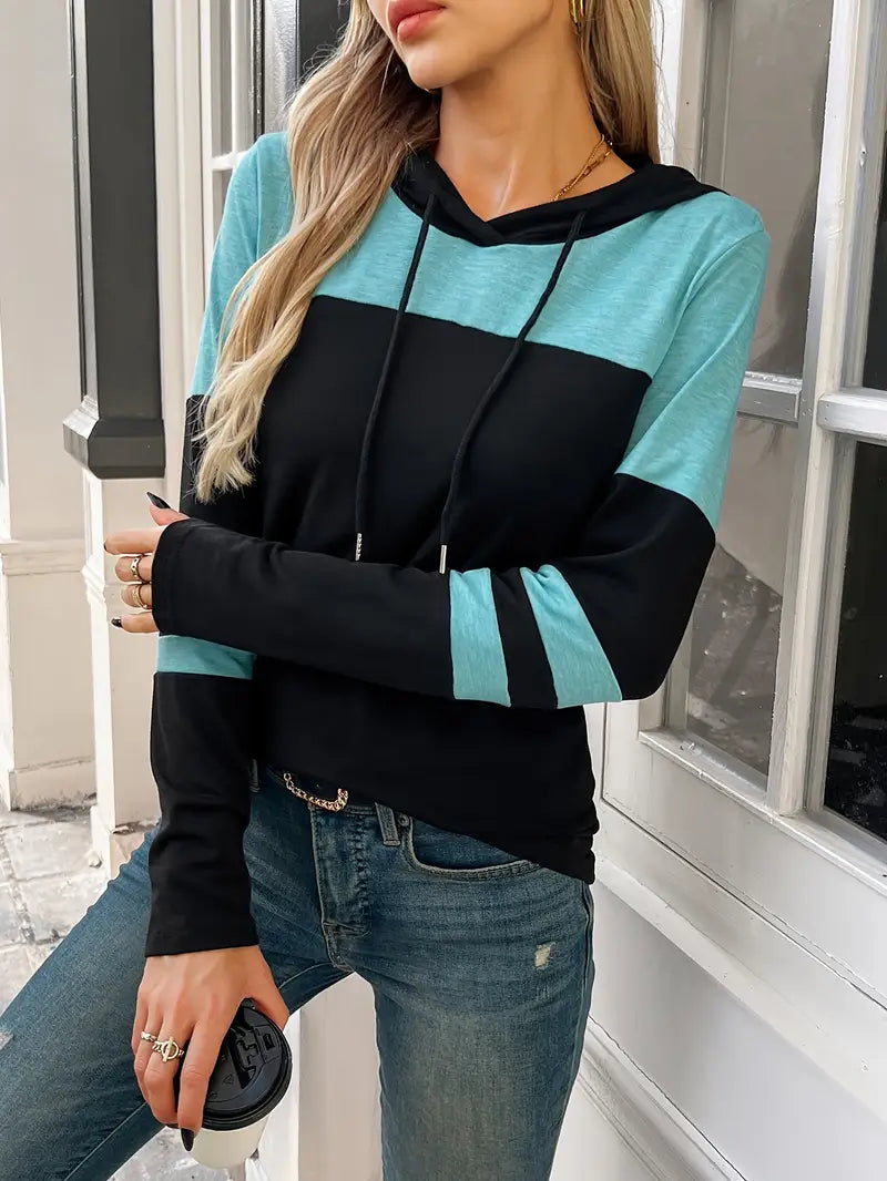 Elegant Casual Hoodie with Long Sleeves