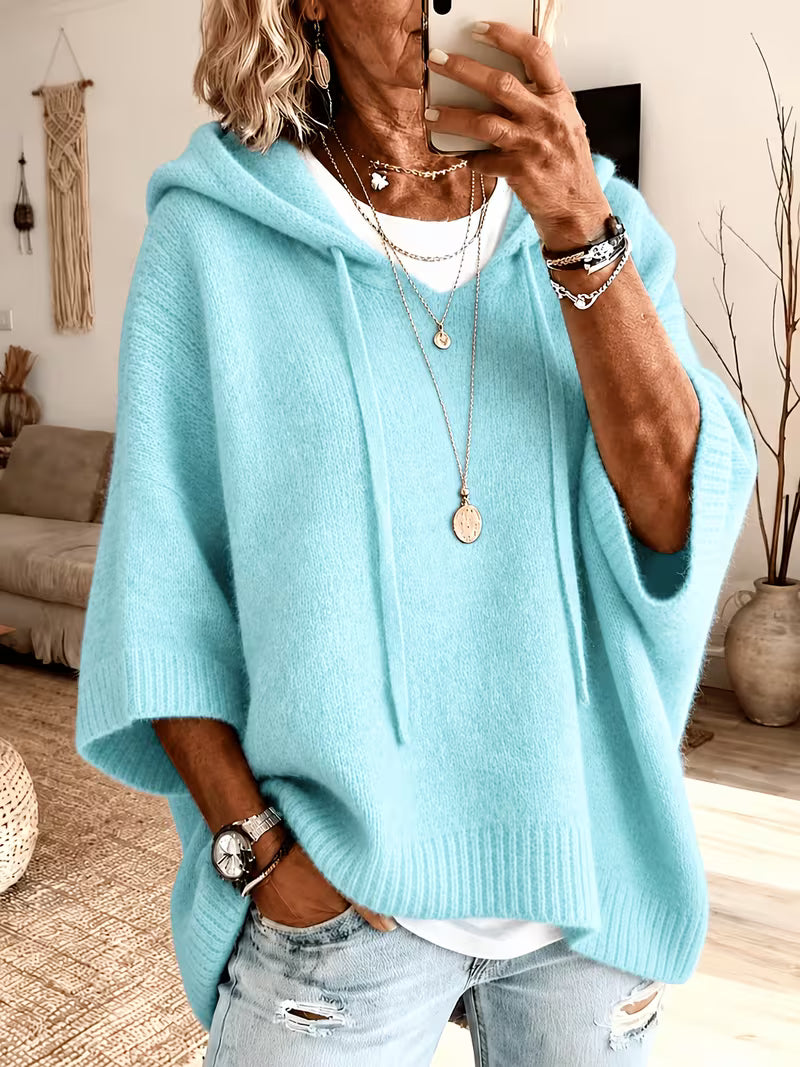 Violetâ„¢ | Soft Oversized Knit Hooded Sweater