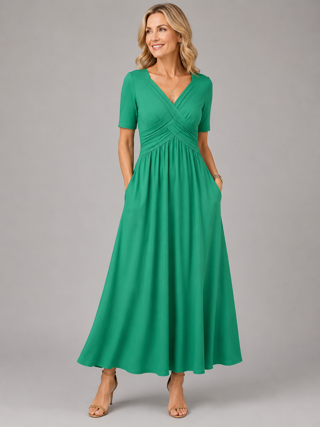Angeliâ„¢ | Elegant Midi Dress