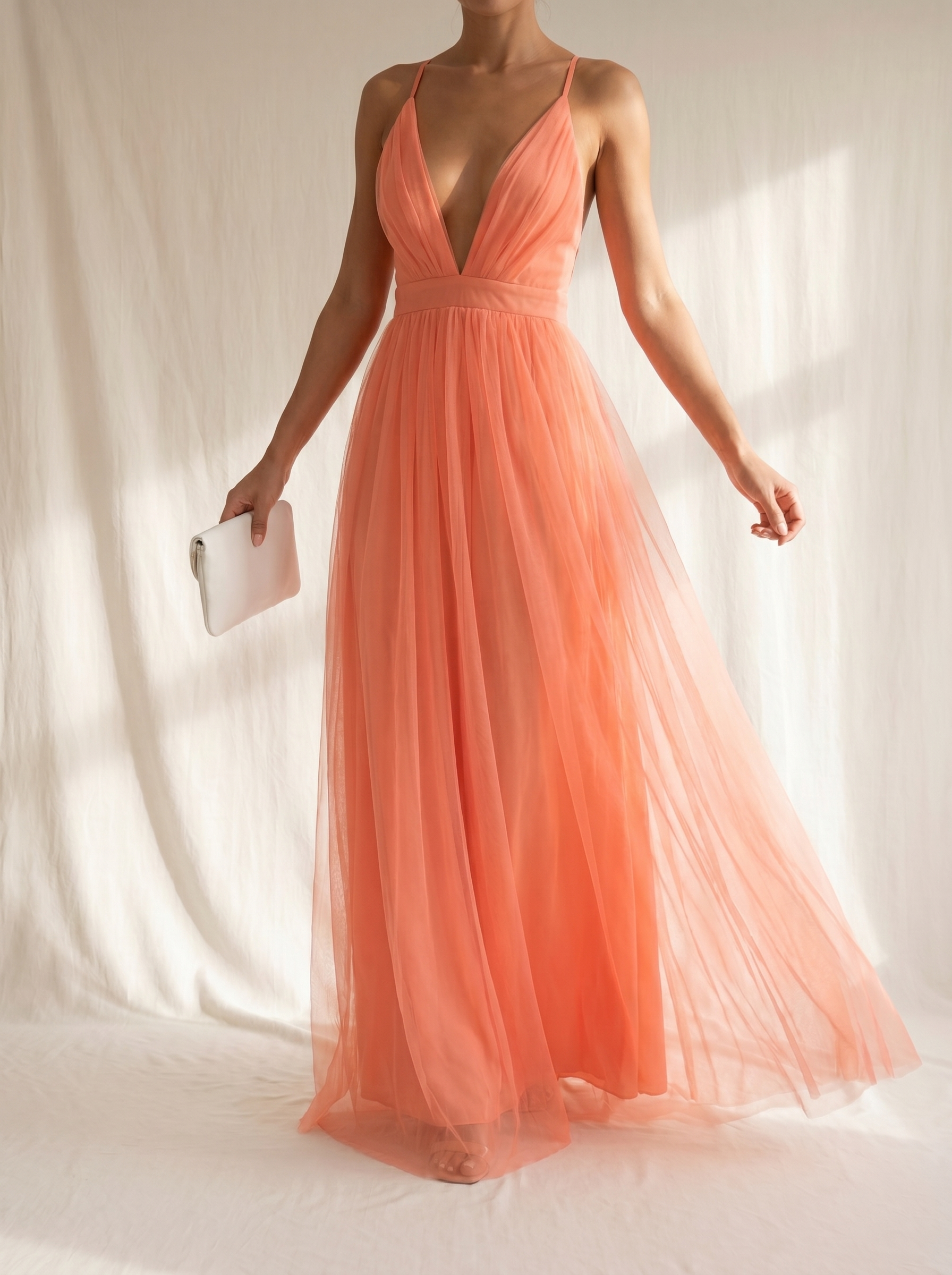 Geneva | Maxi Dress Coral Light