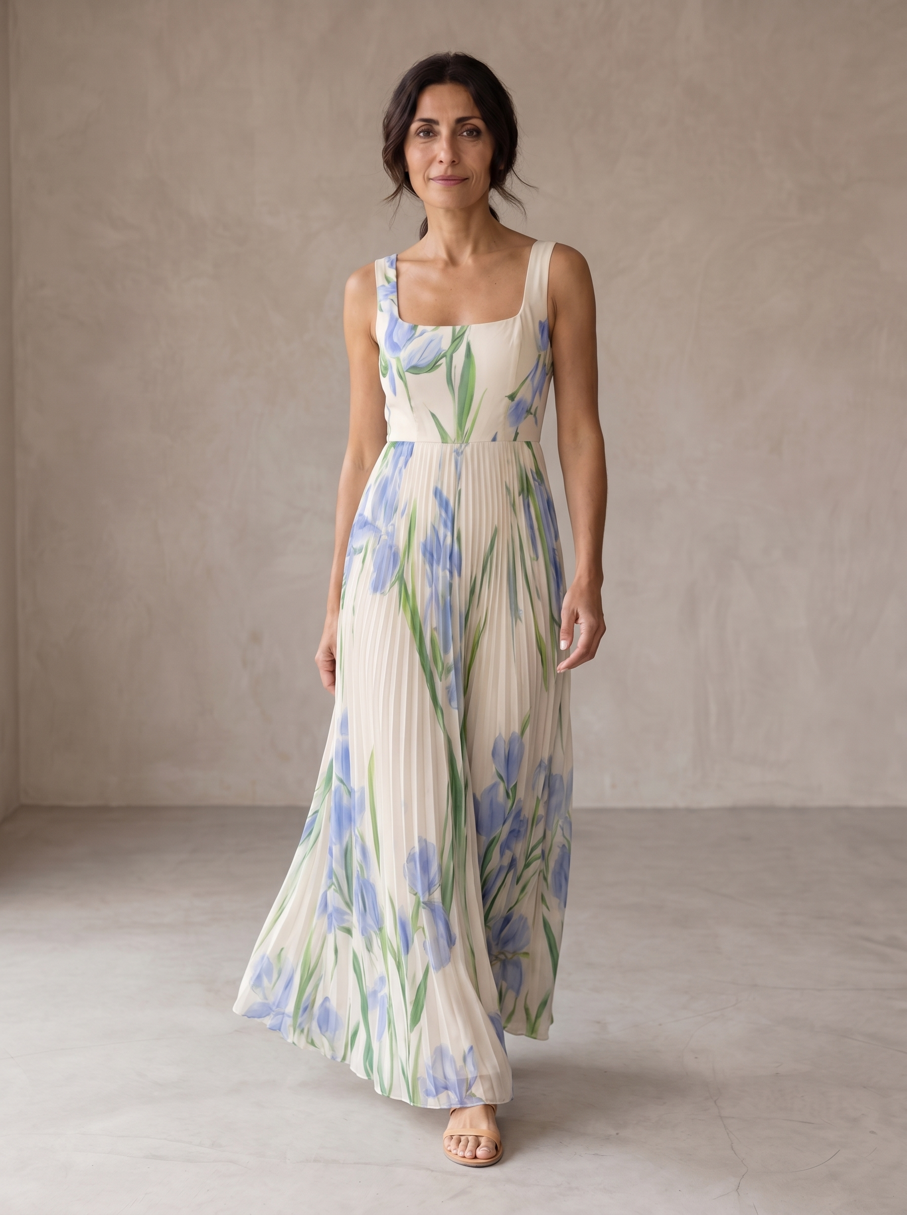 Oriah | Floral Maxi A-Line Dress