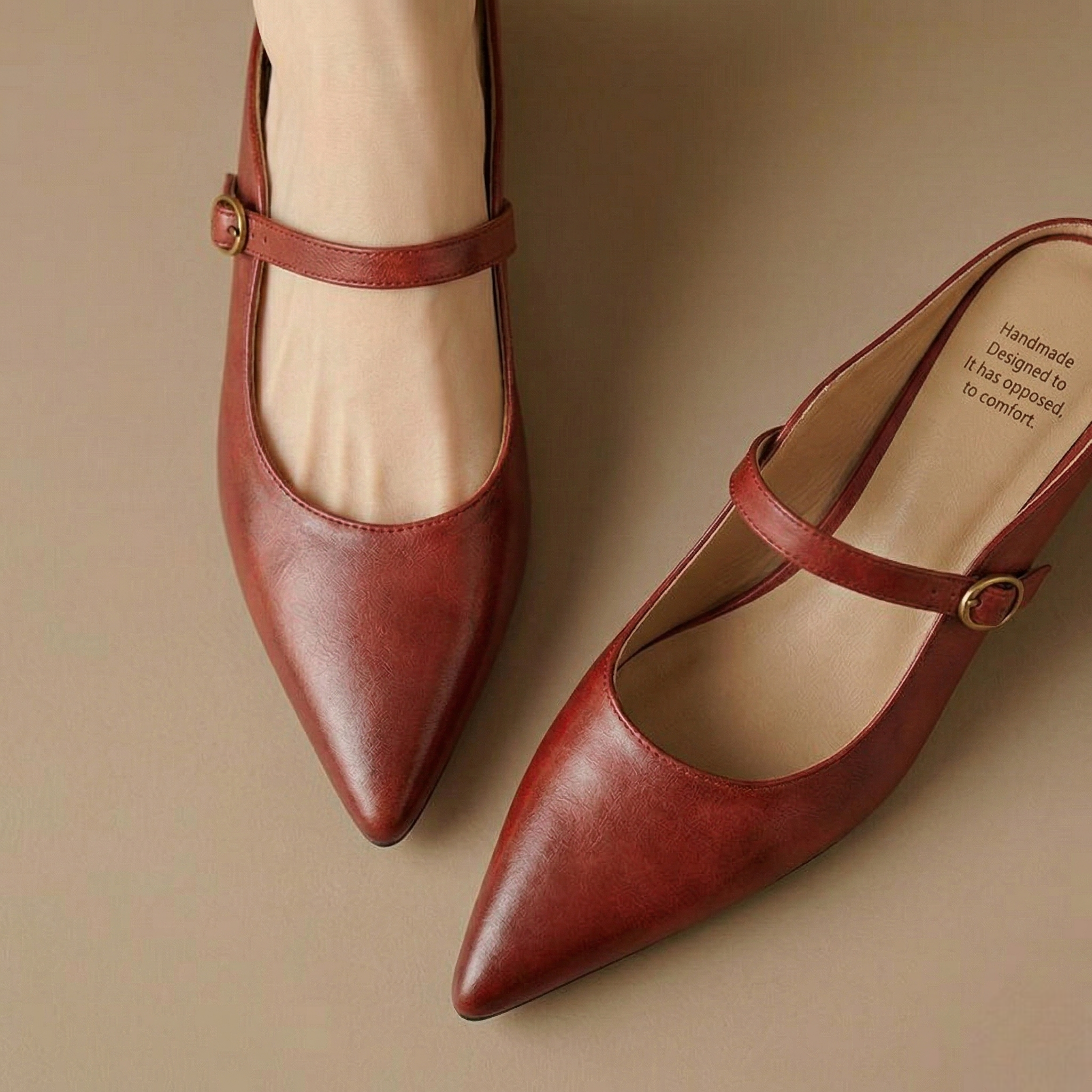 Neok | Genuine Leather Mules