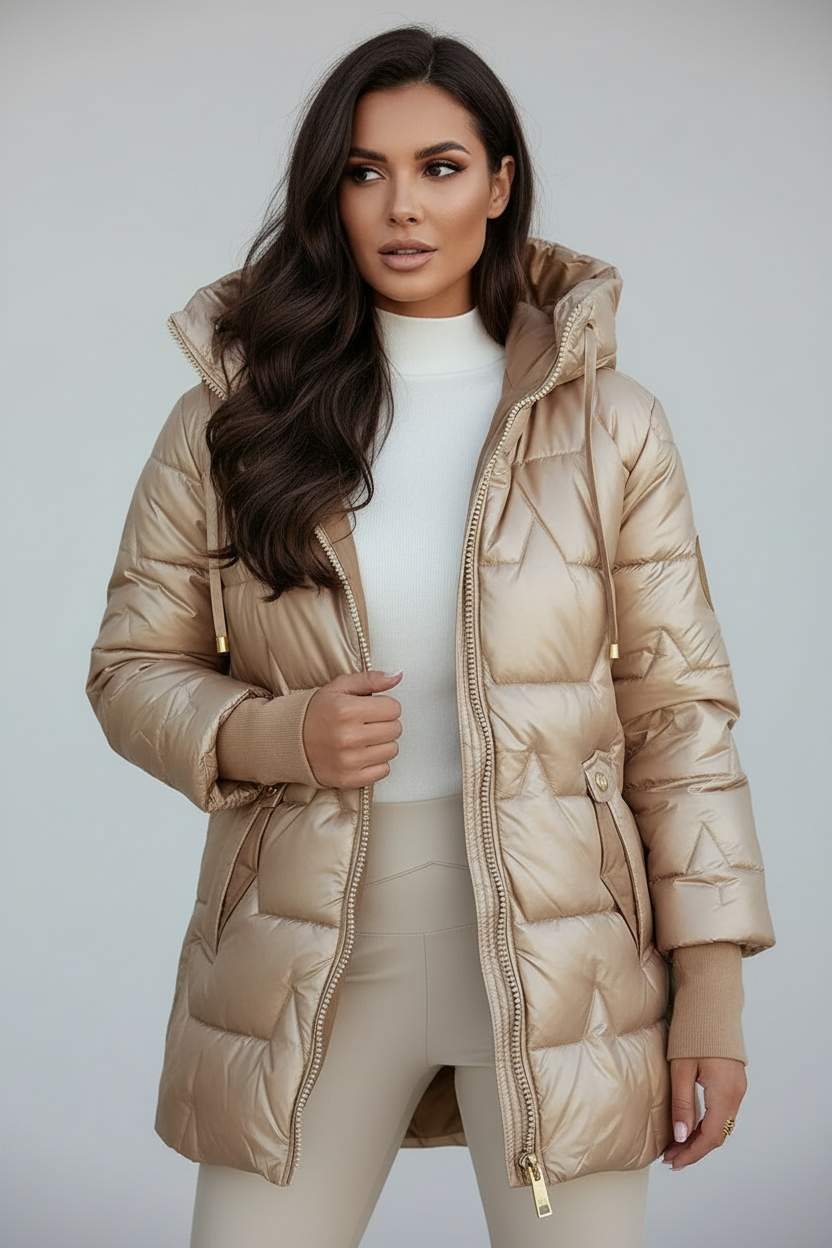 Cristelle™ | Light, quilted coat with a hood