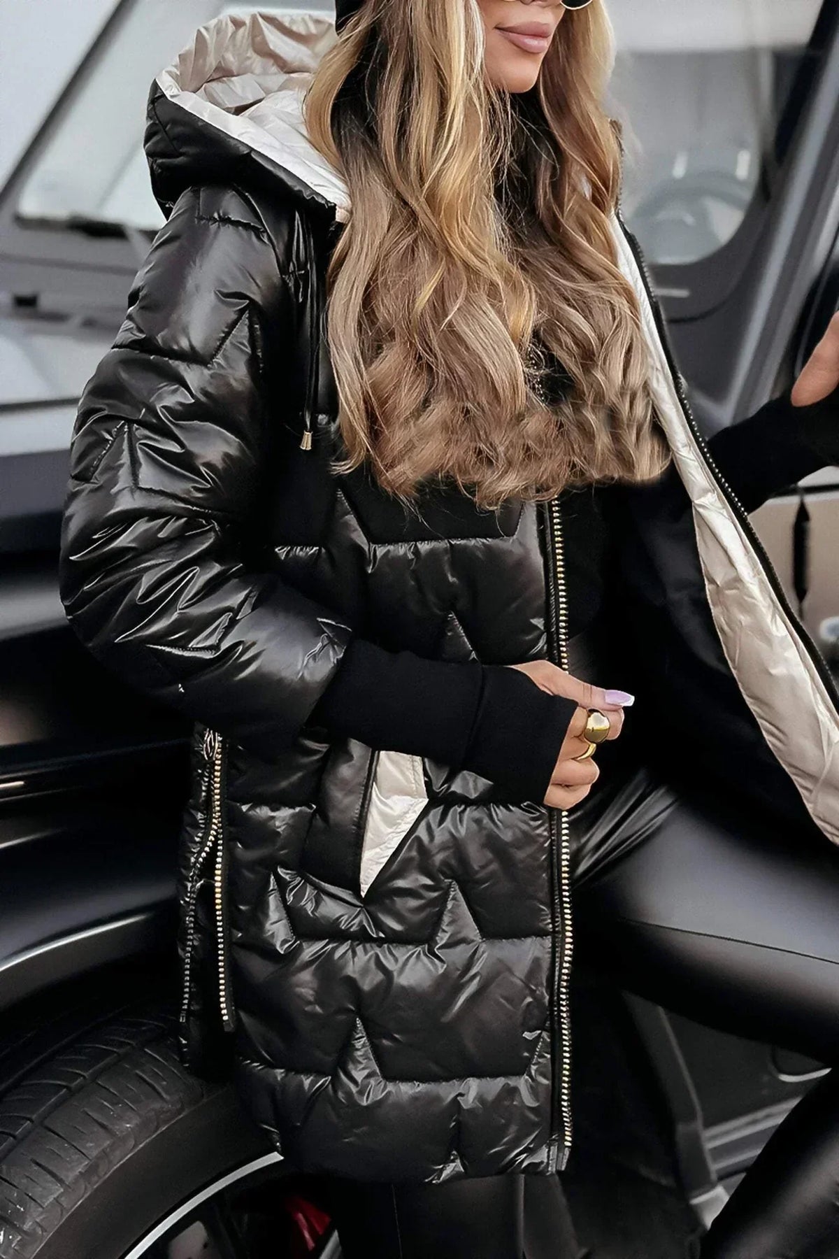 Cristelle™ | Light, quilted coat with a hood