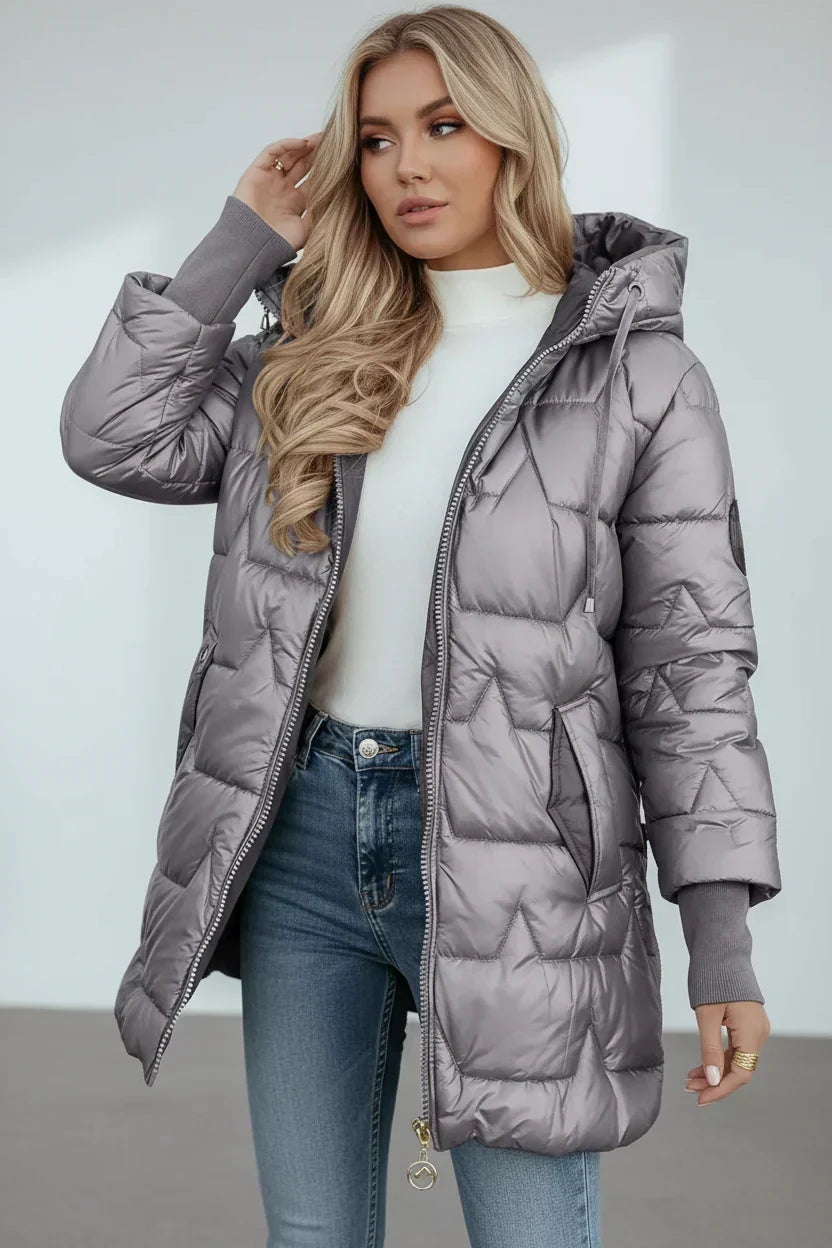 Cristelle™ | Light, quilted coat with a hood