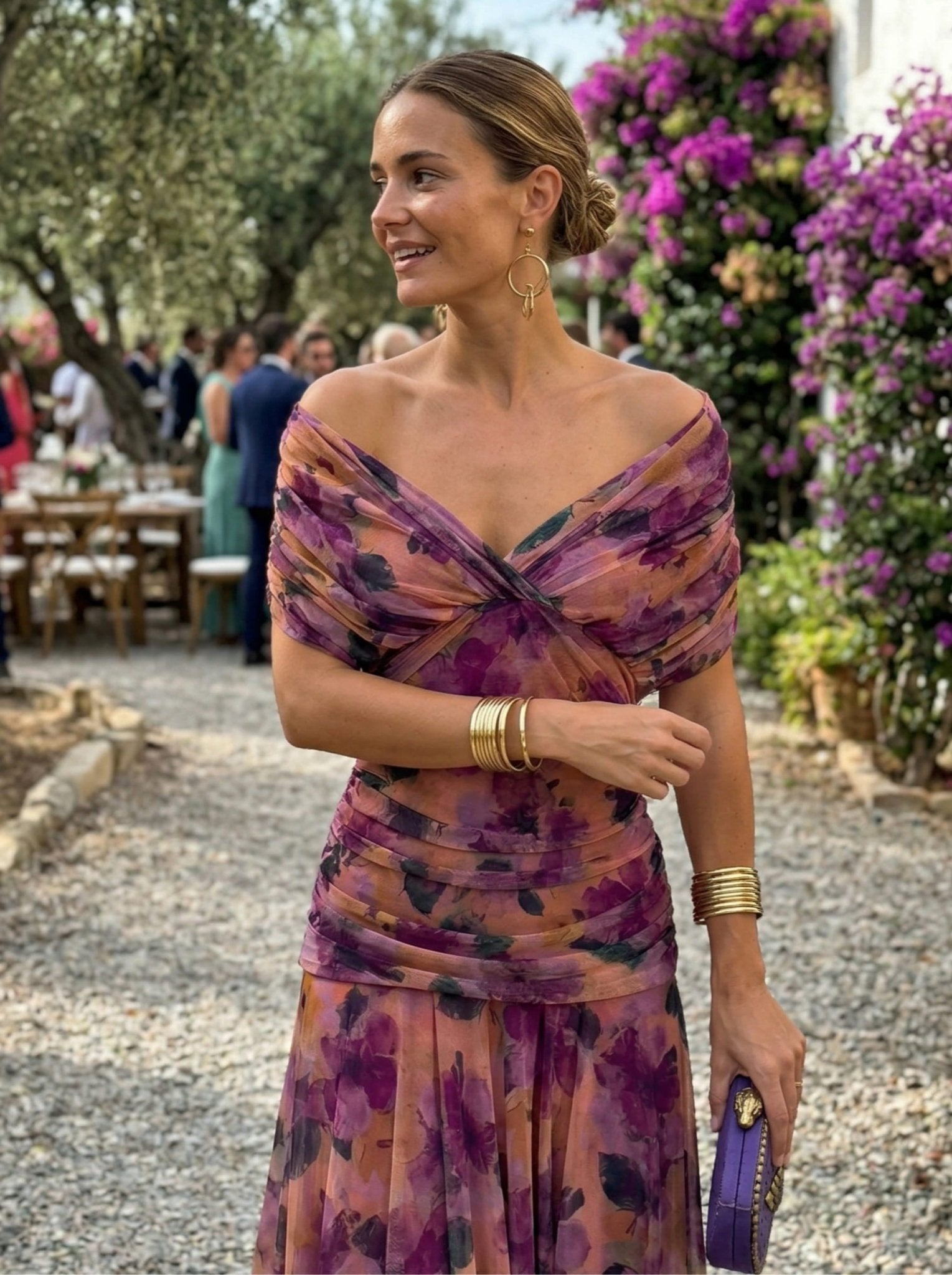 Paulaâ„¢ | Long Dress with V-Neck