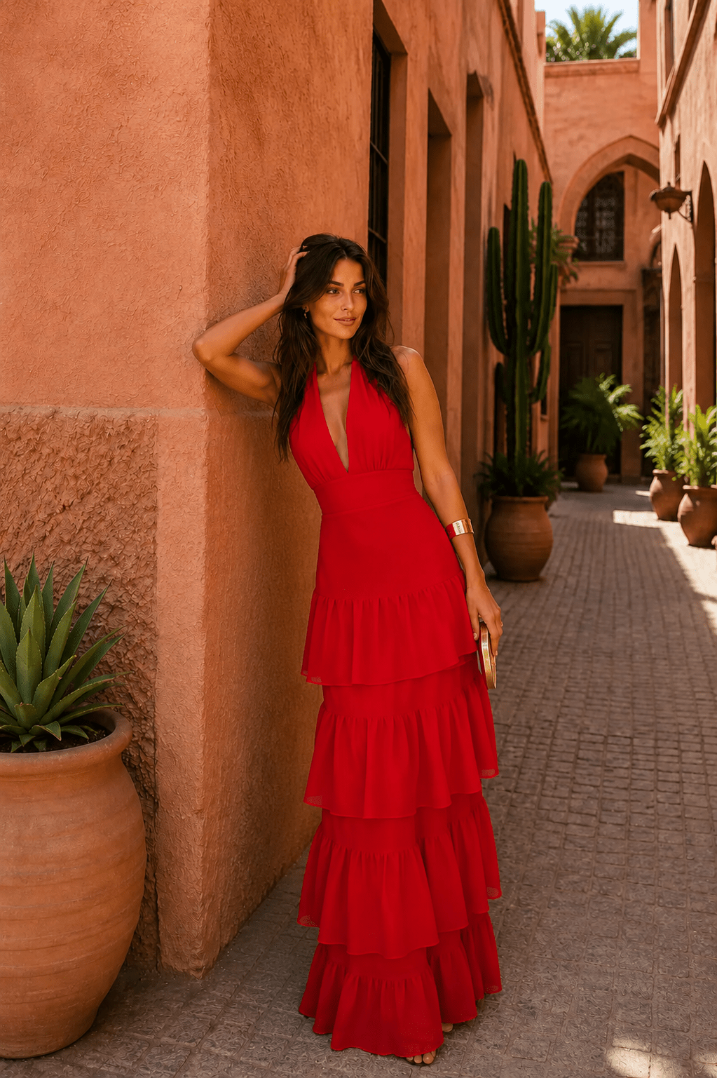 Raquelâ„¢ | Manila-Style Dress in Red