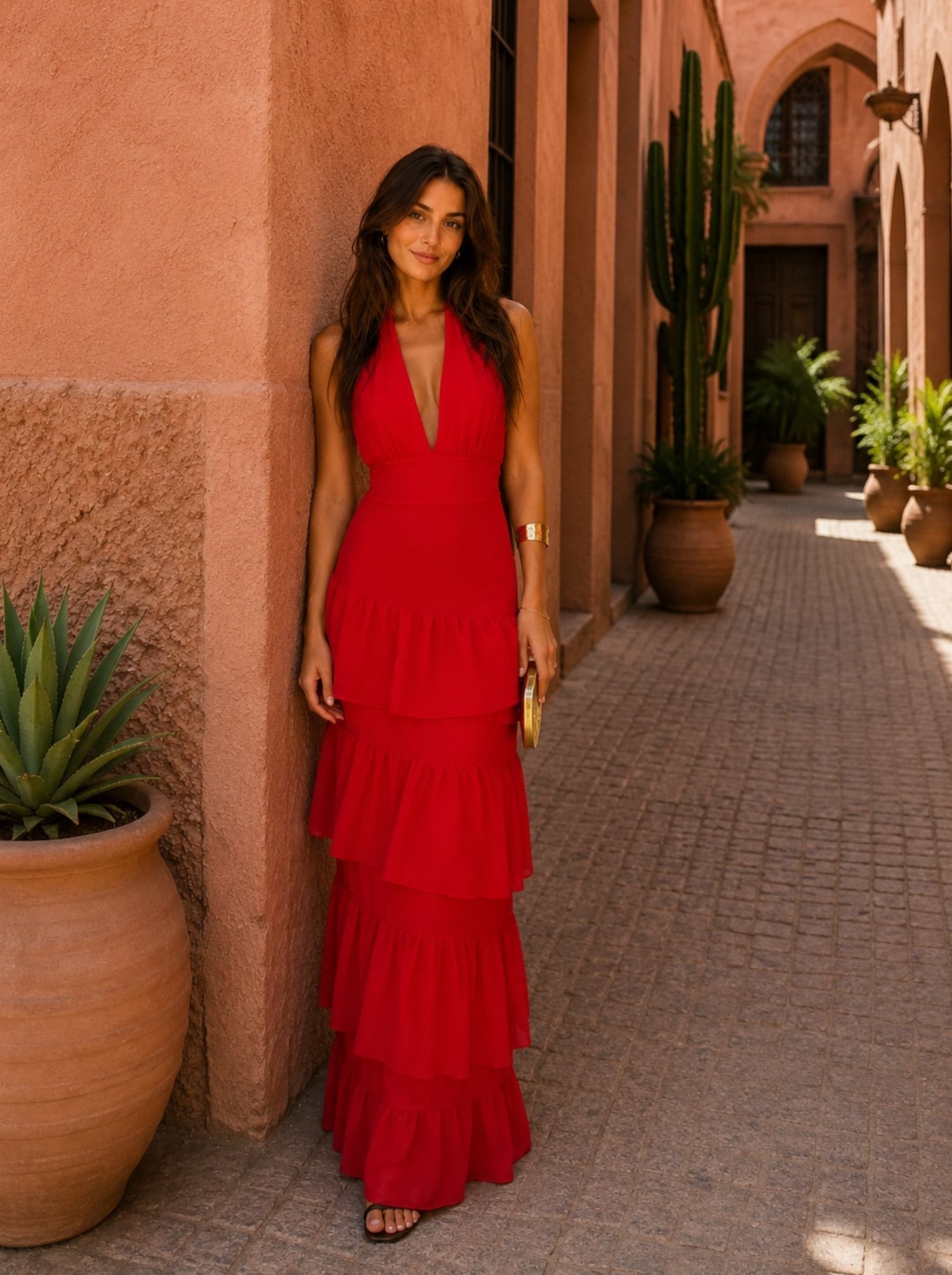 Raquelâ„¢ | Manila-Style Dress in Red