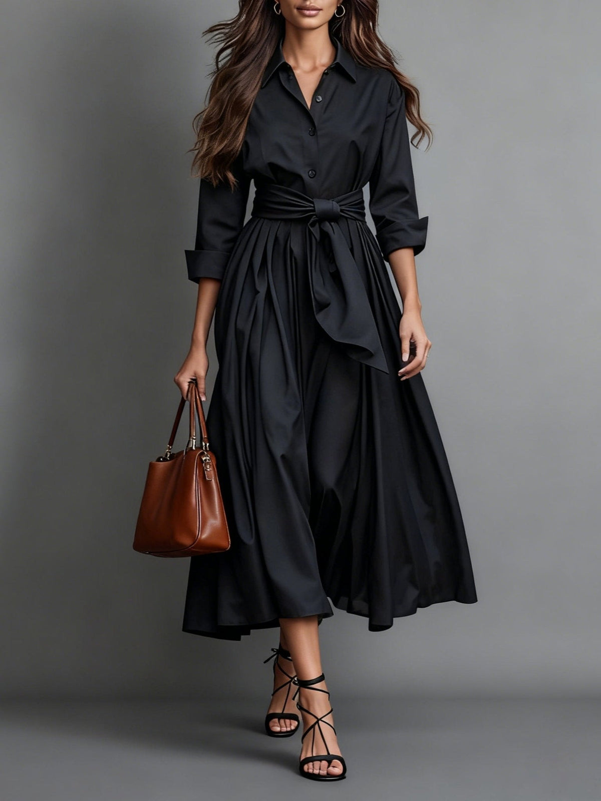 Marise | Maxi Dress with Bow Detail – Wells & Rose