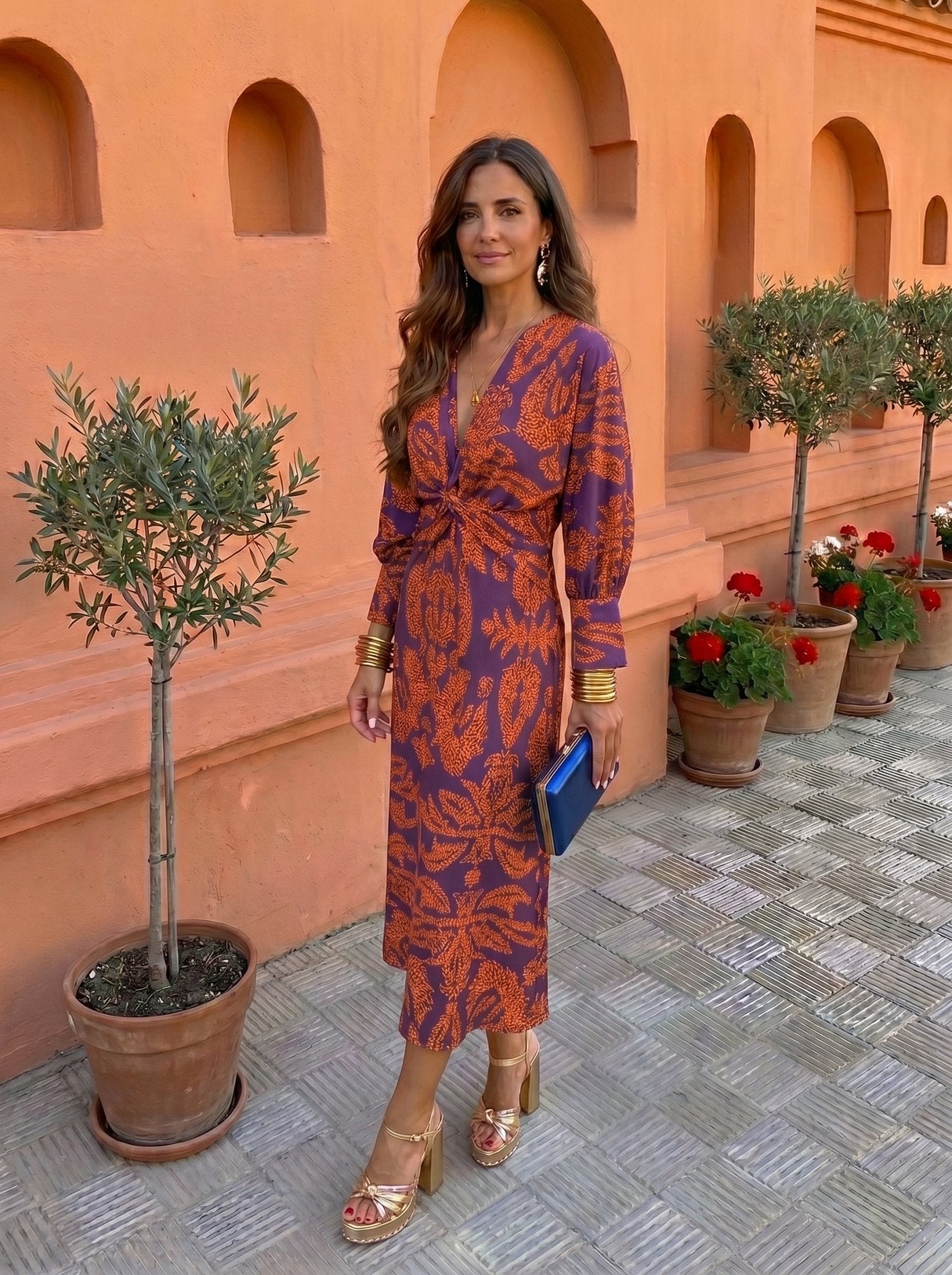 Lauraâ„¢ | Midi Dress with Print