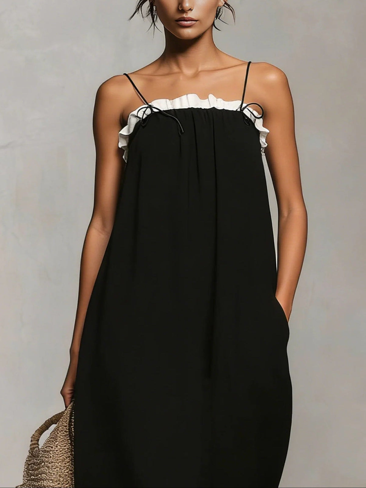 Mirelle | Color Block Maxi Dress – Wells & Rose