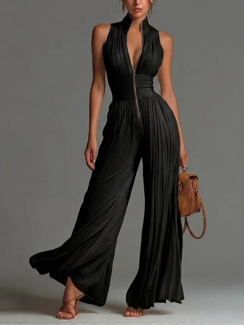 Imani | Pleated Jumpsuit