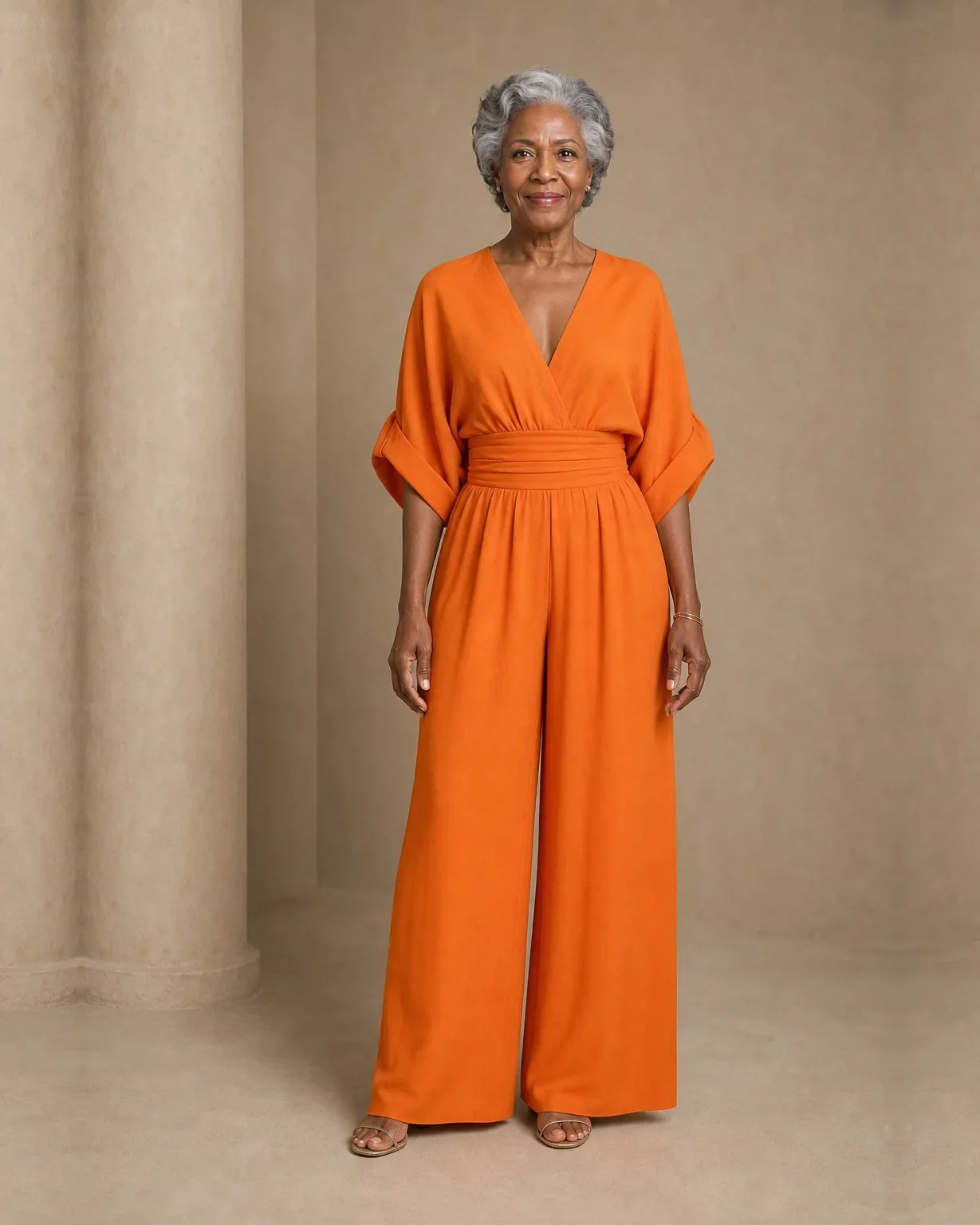 Imani | Jumpsuit to Feel Comfortable and Polished on Your Day.