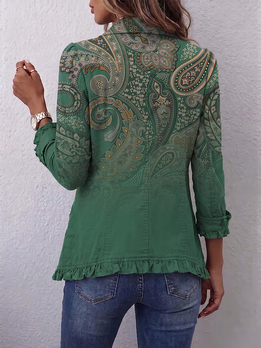 JEMARA Paisley Cuffed Jacket β view 2