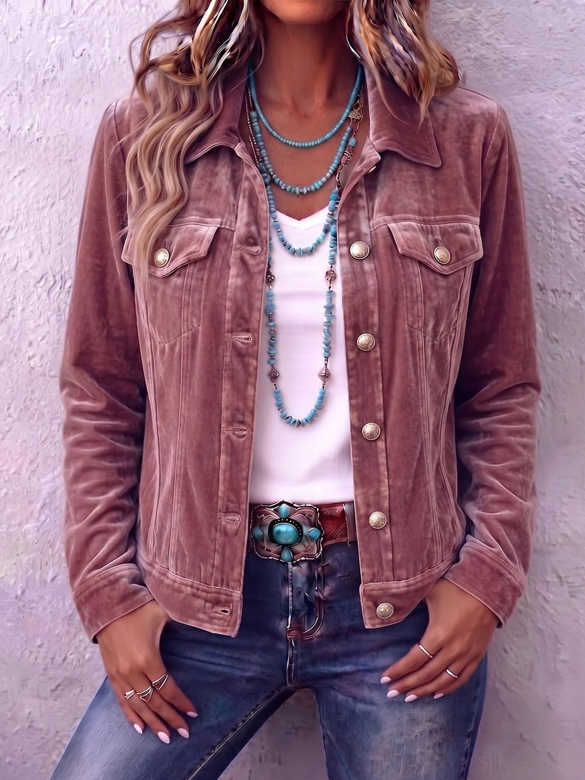 Dianne | Vintage Style Boho Velvet Jacket