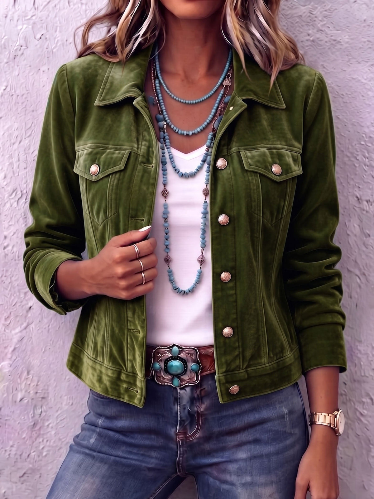Dianne | Vintage Style Boho Velvet Jacket