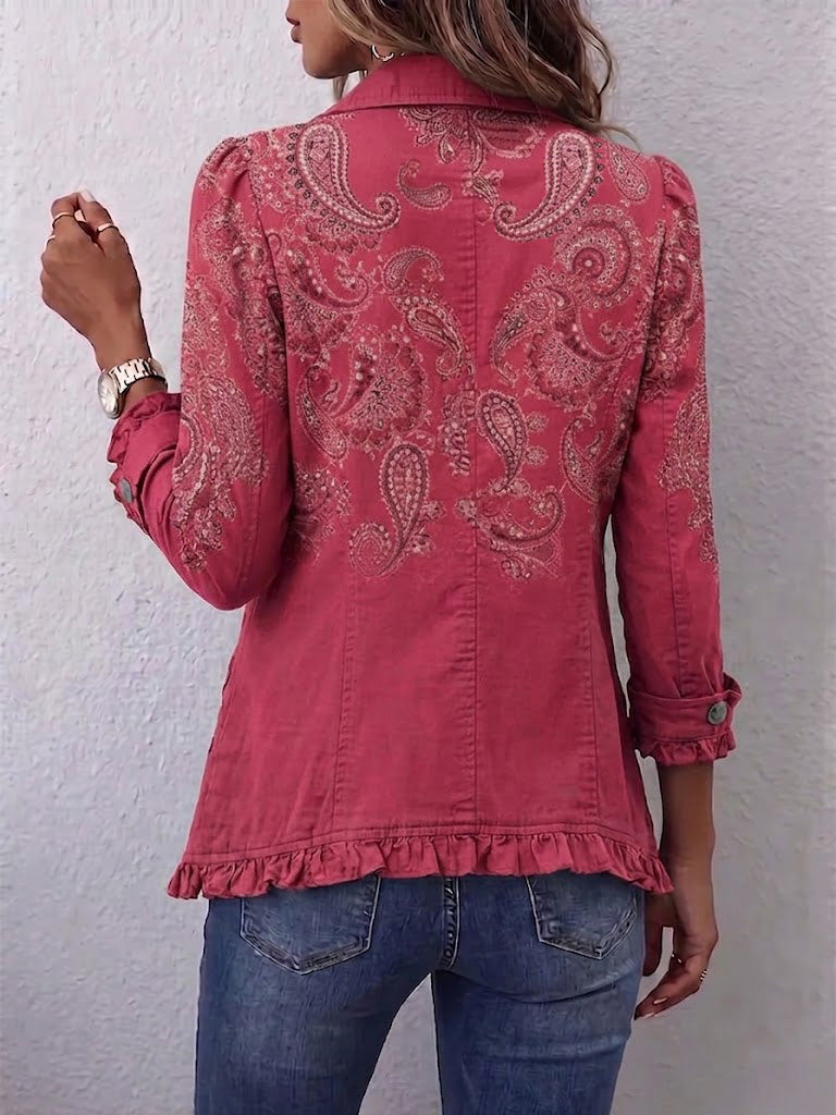 ANOUK Paisley Lapel Jacket β view 2