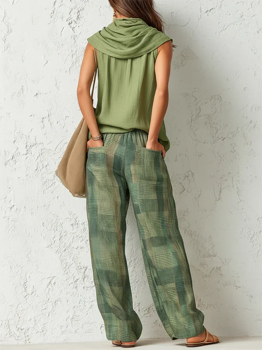 Comfortable and Elegant Natural Set Green