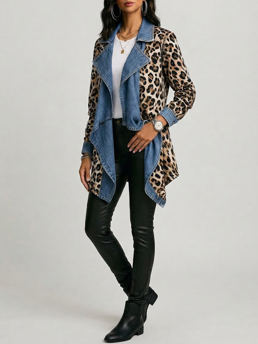 SHERILYN Leopard Contrast Jacket β view 2