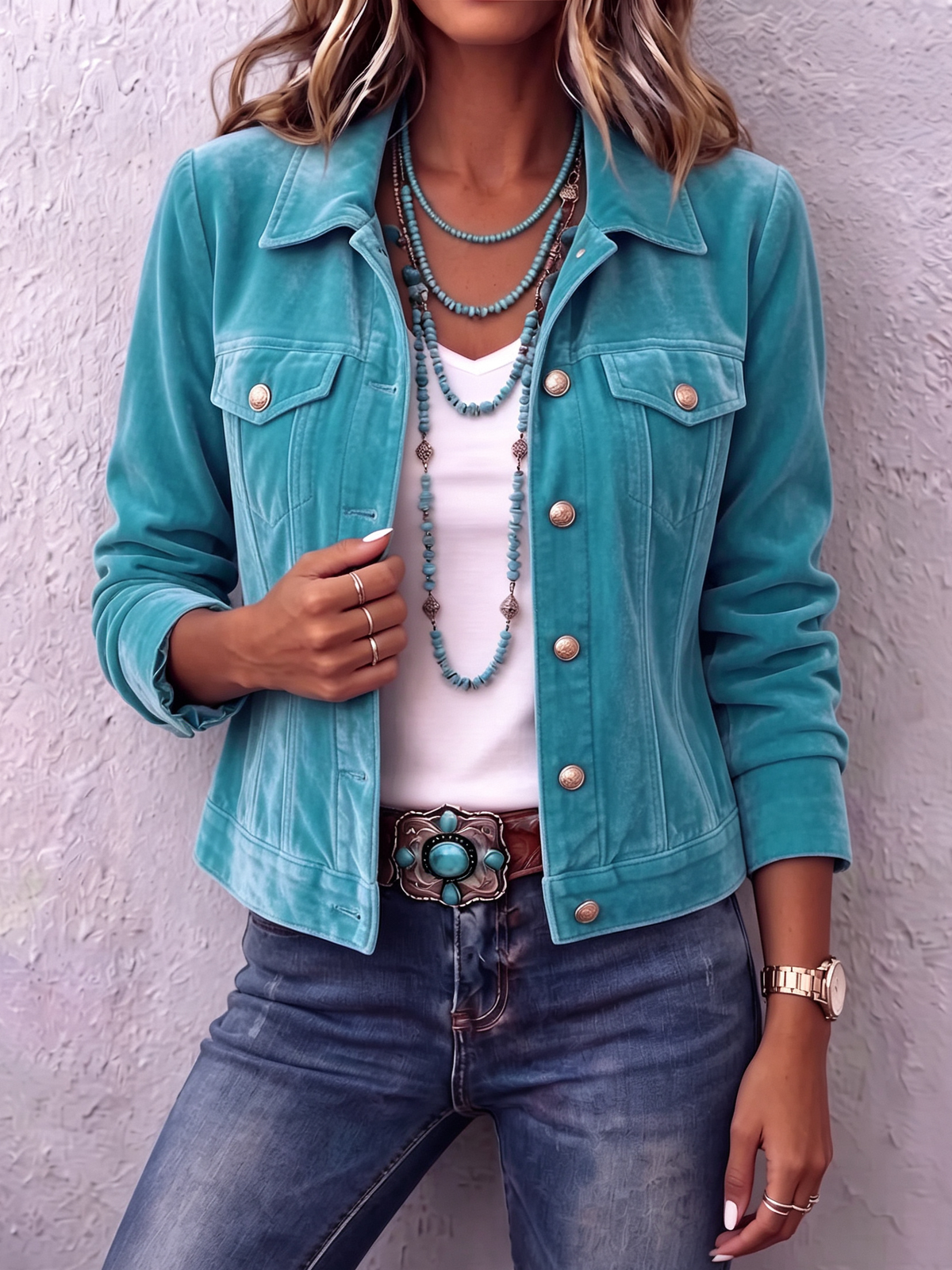 Diana | Vintage-inspired Boho Velvet Jacket