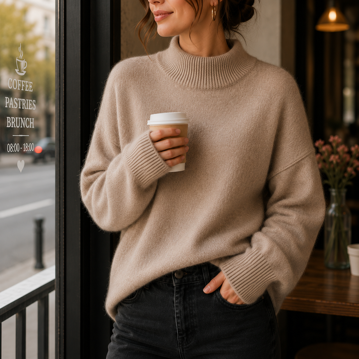Juniper | Oversized Women's Turtleneck Sweater