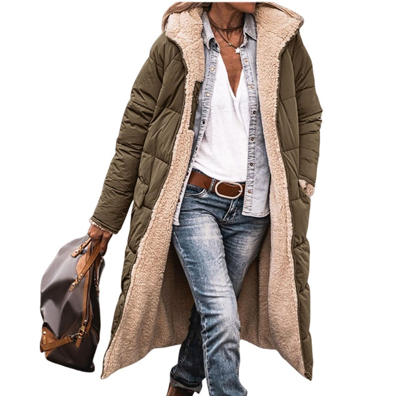 Carina – Elegant Reversible Women's Coat
