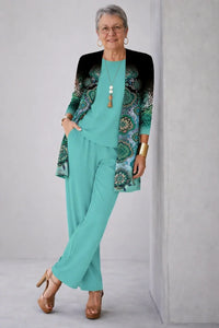 Cassandra | Turquoise Mandala Three-Piece Set