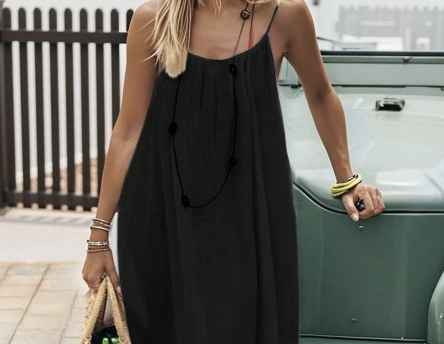 Pearl | Mini Dress in Solid Icy Silk, Gathered, Backless