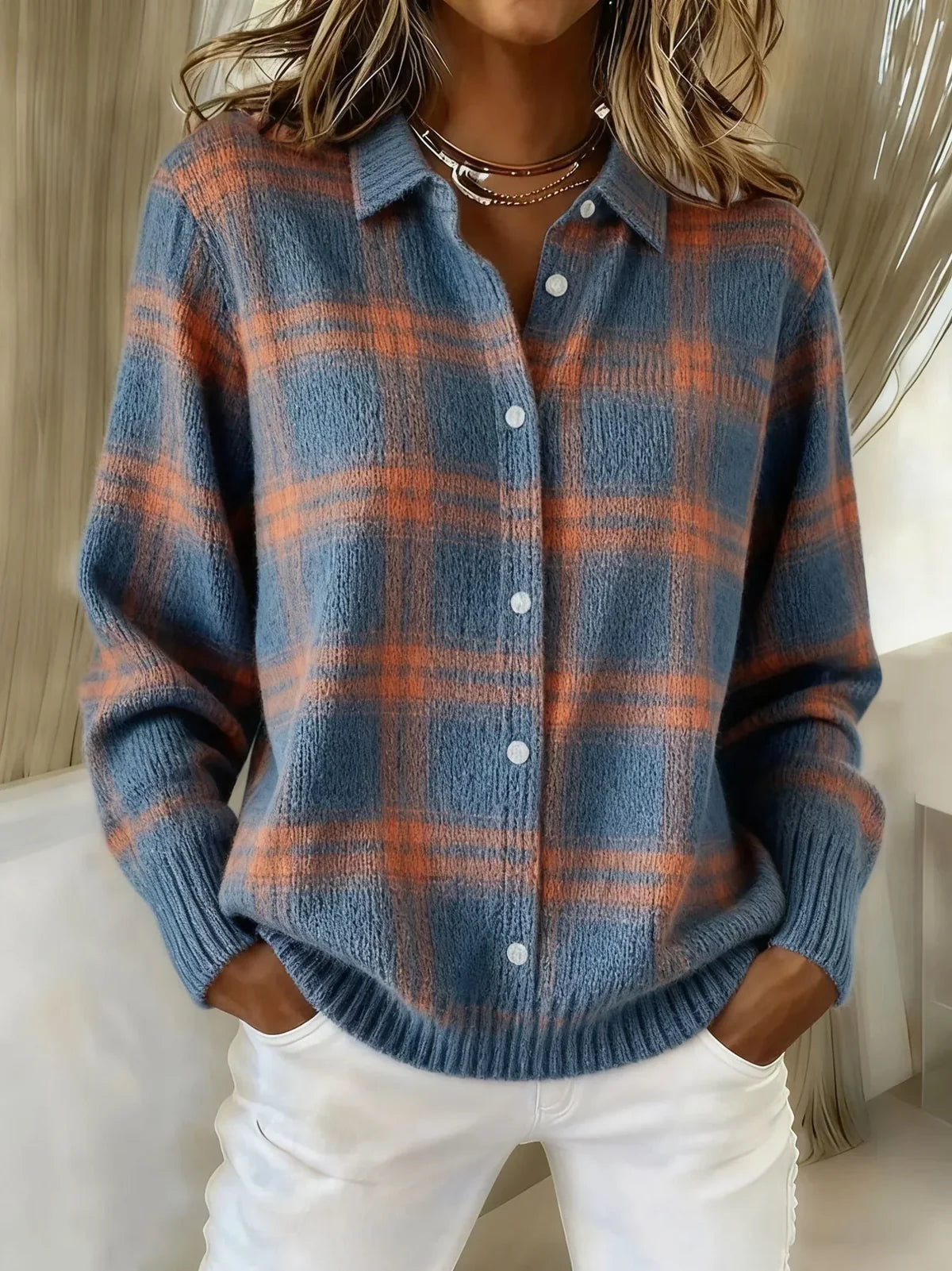Candida | Checkered Cardigan