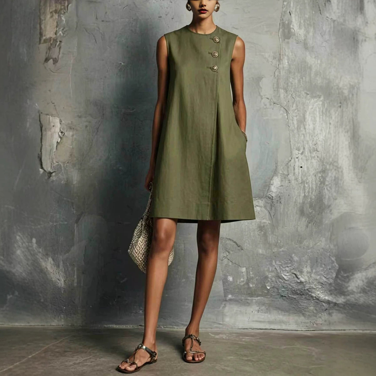 Margot | Mini Linen Dress