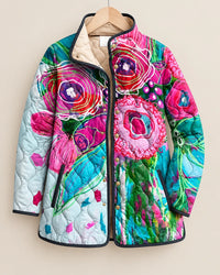 Camille Painted Garden Quilted Jacket