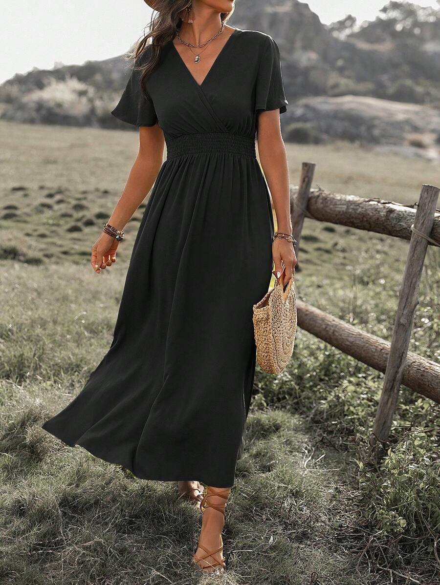 Odette | Elegant Slit Maxi Dress
