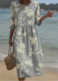 Women's Casual Floral Print Dress