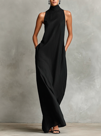 Chiara | Maxi Dress with High Neck