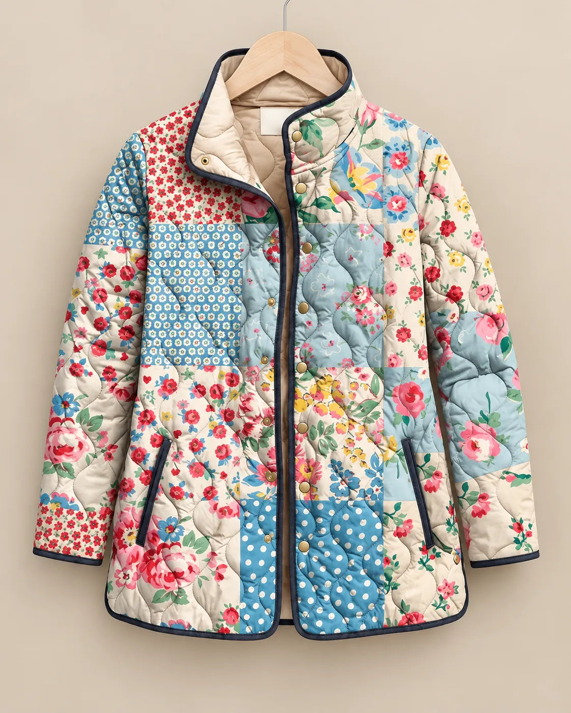 Camille Paisley Quilted Jacket