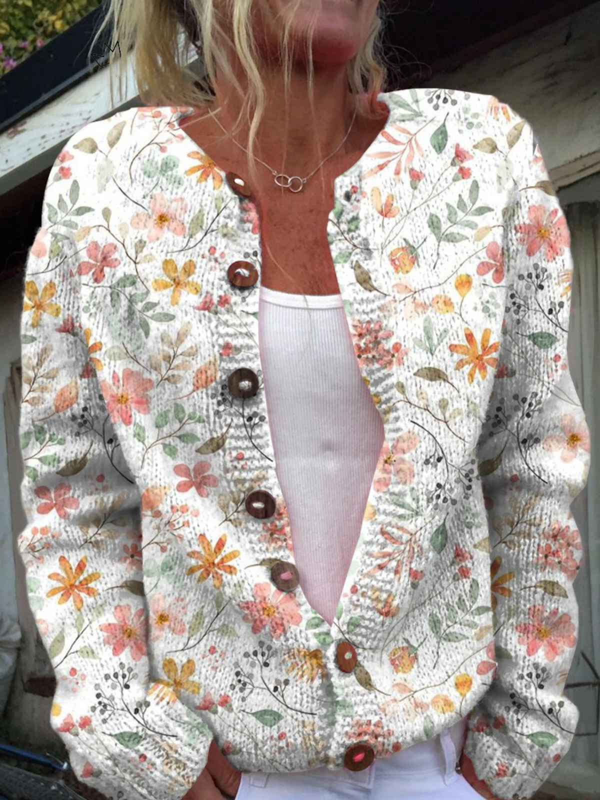 Daisy | Little Flower Cardigan – Wells & Rose