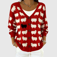 Renata | Buttoned Knit Jacket