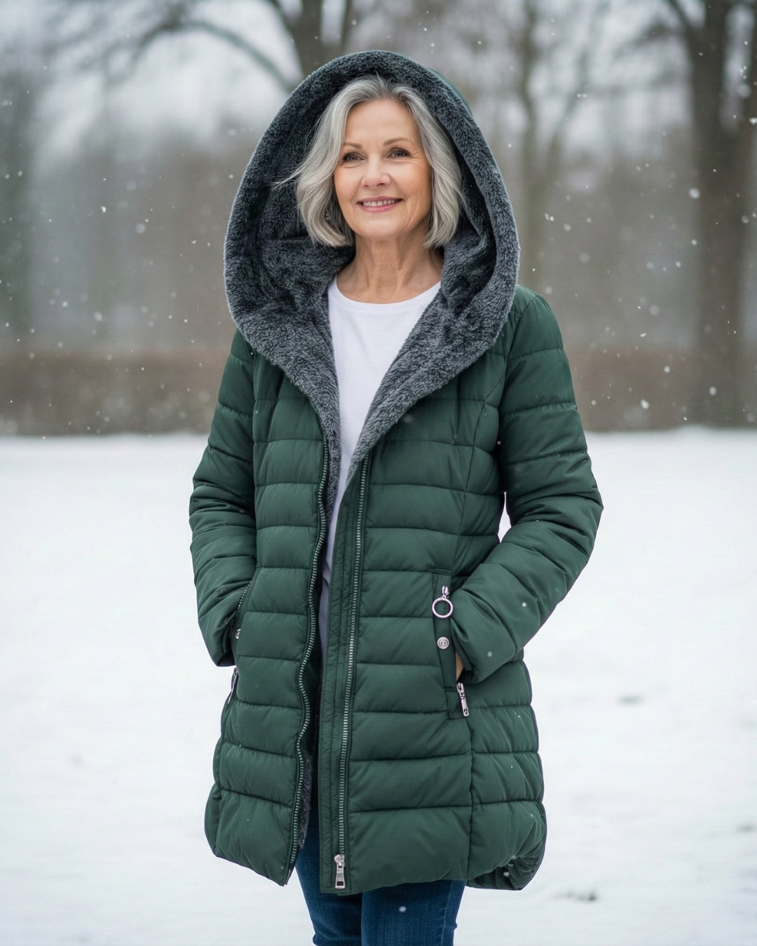 Georgina | Padded coat with fleece lining