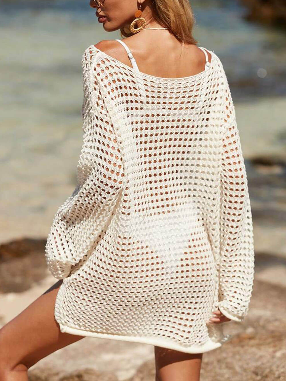 Coralie | Cutout Knit Cover-Up – Wells & Rose